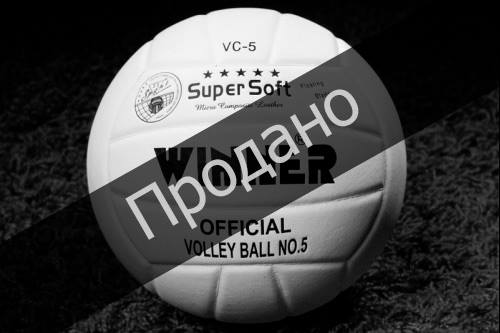 Мяч волейбольный тренировочный WINNER WHITE VS 5 SUPERSOFT